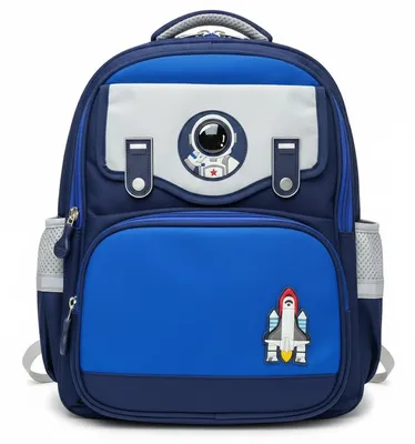 Astro-Voyager: Elite "Mission to Mars" Kids School Backpack – Deep Space Navy Edition