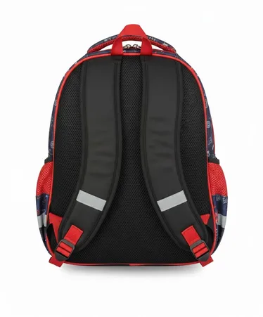 Spider-Man "Noir Shield" 3D Armor Kids Backpack – Heavy Duty Stealth Edition