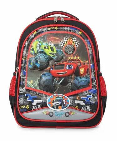 Monster Truck Mayhem: 3D Hardshell "Blaze & Friends" Kids School Backpack – High-Octane Racing Edition