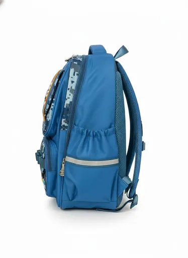 “Blue Camo StarForce School Backpack – Military Design Premium Edition”
