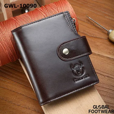 American Retro Genuine Leather RFID Anti-Theft  Men’s Wallet