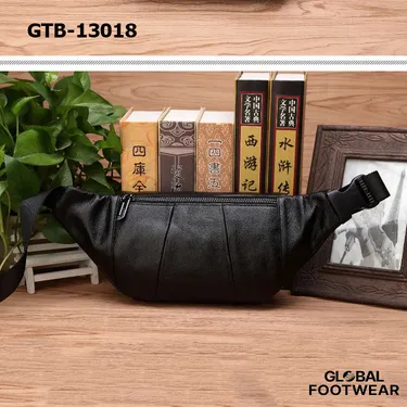 Men's Genuine Leather ports Dumpling-Shaped Waist Bag Cashier Bag