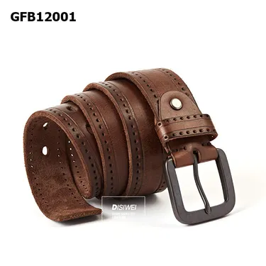 Business First layer cowhid Men's leather belt