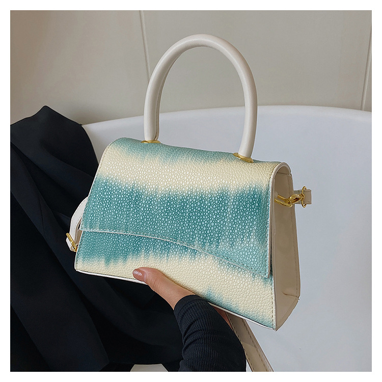 Stitching Colorful Handbag
