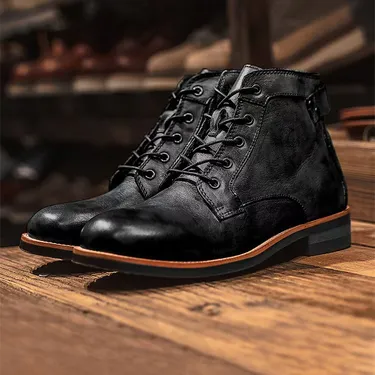 AMERICAN LARGE MEN'S MOTORCYCLE MARTIN BOOTS