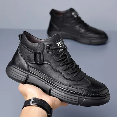  AUTUMN AND WINTER SPORTS CASUAL LEATHER SHOES 8129B