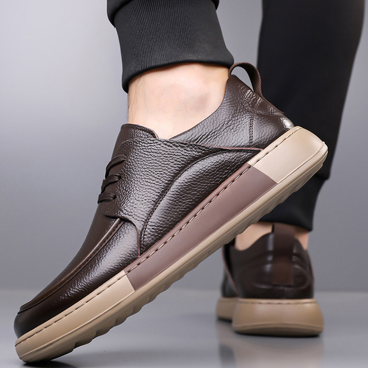 GENUINE LEATHER COMFORTABLE CASUAL SHOES GB-9220