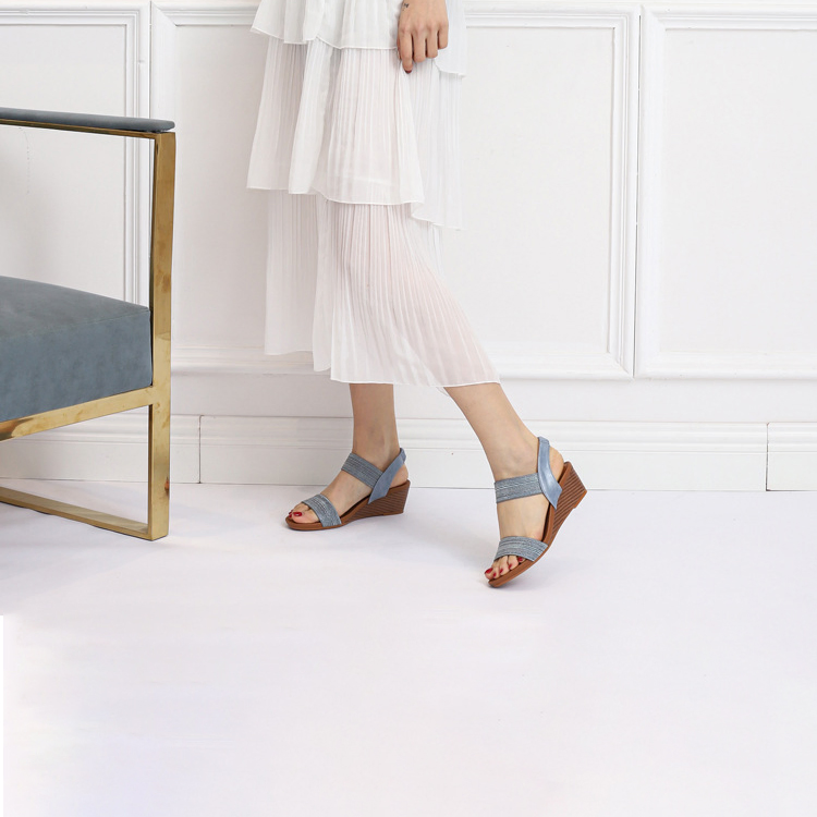 SUMMER WEDGE HEEL STYLE WOMEN'S SANDALS 8169BL
