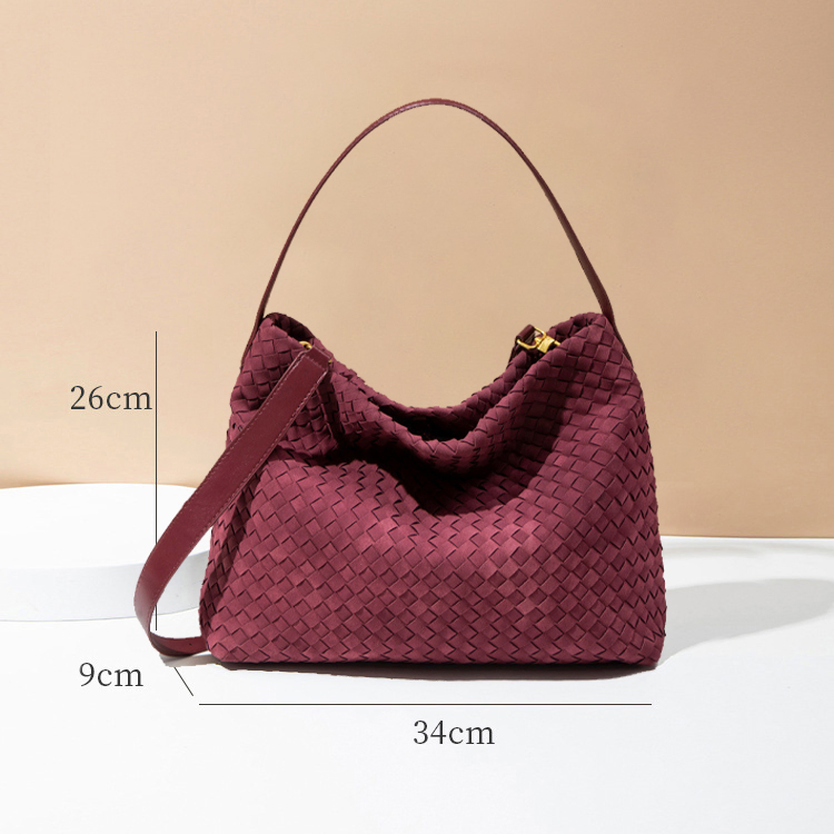 VERSATILE LARGE CAPACITY WOMEN'S BAG 0895Claret