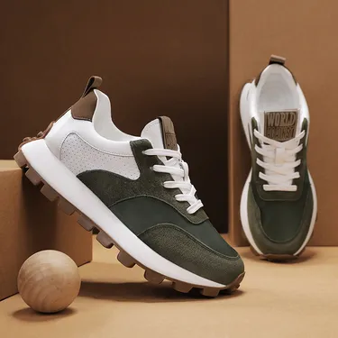 VERSATILE TRENDY THICK SOLE CASUAL SHOES B902WGr