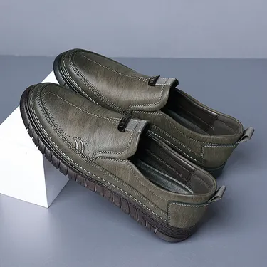VERSATILE SOFT LEATHER CASUAL SHOES 0806Kh
