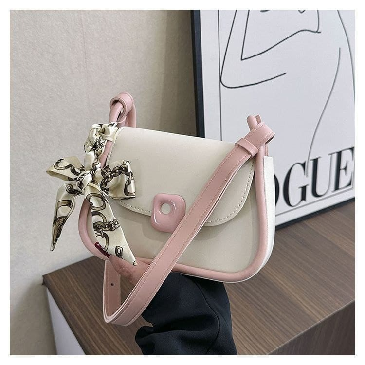 Square PU Leather Crossbody Shoulder Bag
