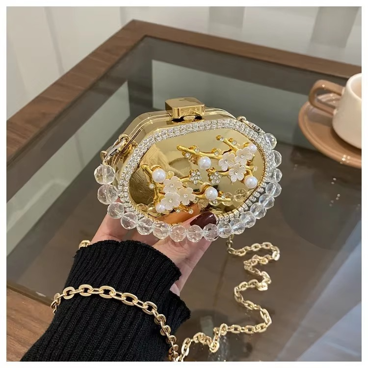Mini Classic Metal Clutch Bag