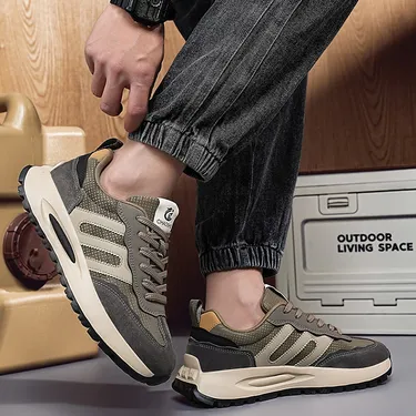 CASUAL YOUTH RUNNING LEATHER SHOES GB-6086