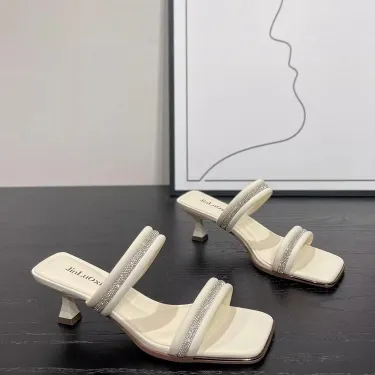 FRENCH STYLE HIGH-HEELED FASHIONABLE WOMEN'S SANDALS GB-CZ89