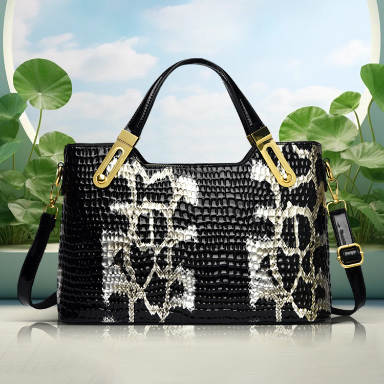 CROCODILE PATTERN WOMEN'S TOTE BAG GB-2030B