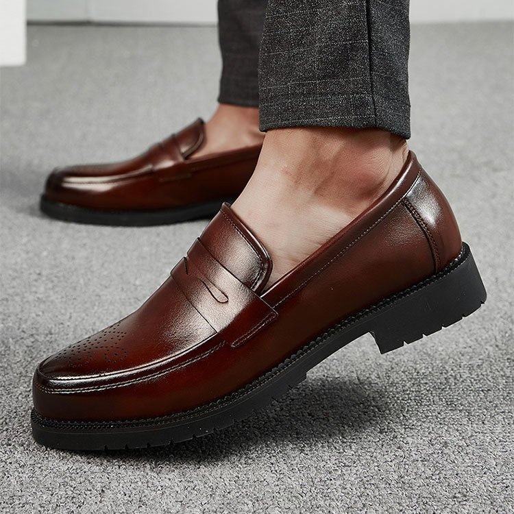 BRITISH STYLE  CARVED POINTED  SHOE GB-0H07