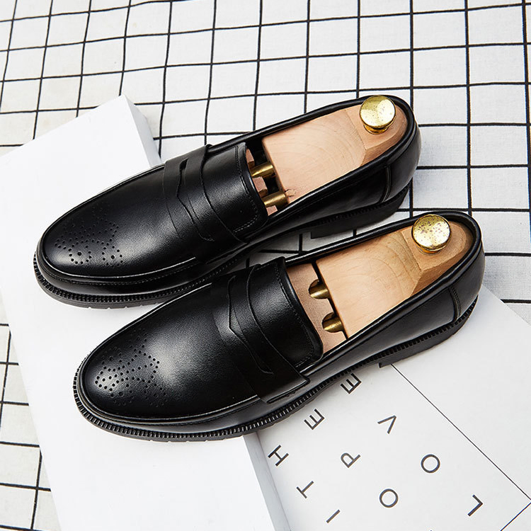 BRITISH STYLE  CARVED POINTED  SHOE GB-0H07
