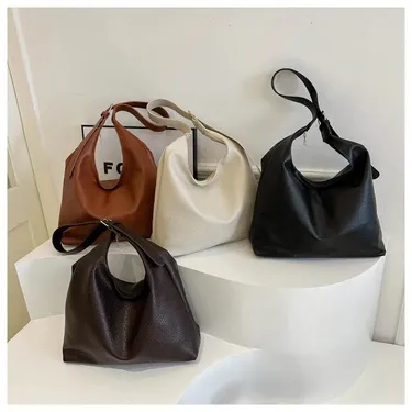 Large Capacity Leather Tote Bag
