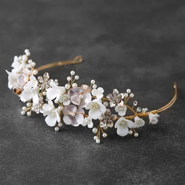 Faux Pearl Headpiece Headband