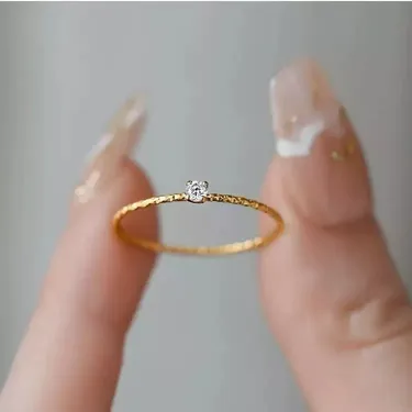 Minimalist Women's Finger Ring