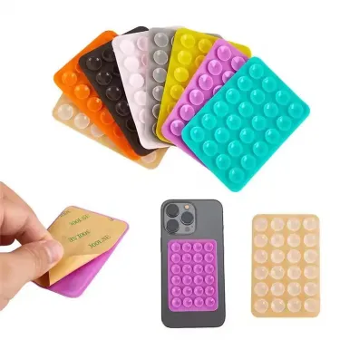 Silicone Single Sided Sticky Phone Suction Pad (2Pc)