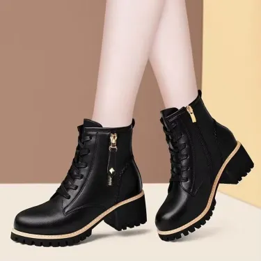 Women's Lace Up Combat Boots 