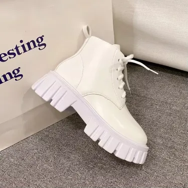 Women's High Top Thick Sole Boots