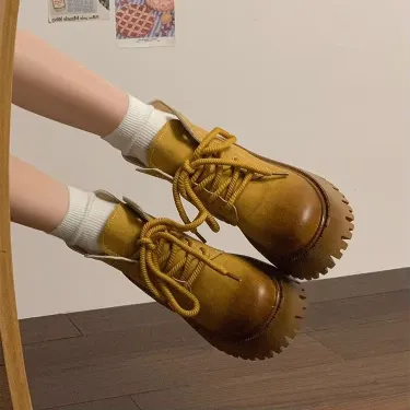 Women's Round Head Cross Boots