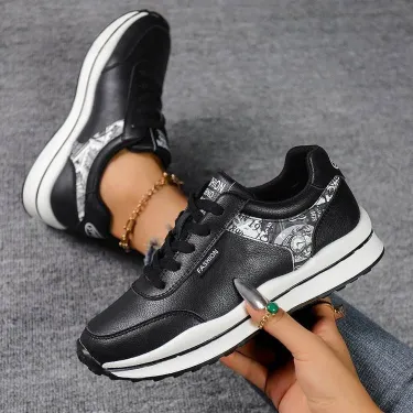 Fashion Color Block Women's Sneakers