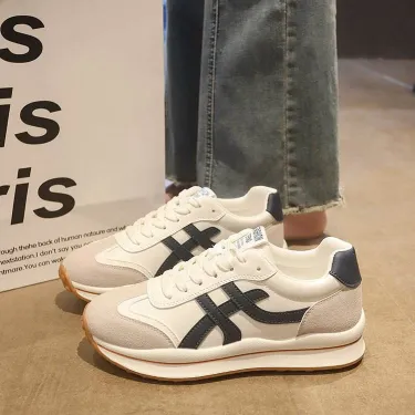 Trendy Women's White Sneakers