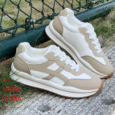 Women's Retro Color-block Sneakers