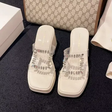 Thick Bottom High Heel Sandal