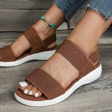 Elastic Band Casual Sandals for Women