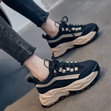 Woman Height Increasing Chunky Shoes