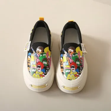 Graffiti Canvas Shoes for Ladies