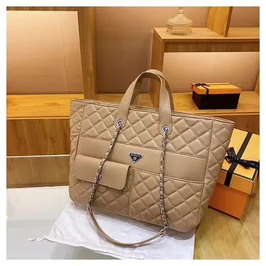 PU Leather Zipper Chain Crossbody Bag