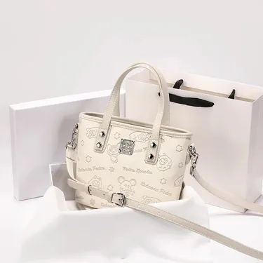 Cartoon Embossed Tote Bag 