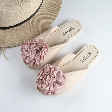 Daffodil Flower Half Slippers