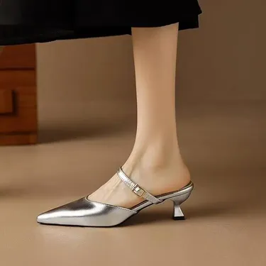 THICK HEEL MEDIUM PENCIL HEEL