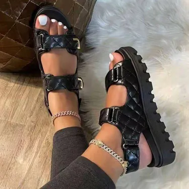 Exposed Sponge Cake Shoes Sandals