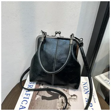 Fashion Solid Color Design Hand Bags