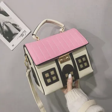 fashionable contrast color trendy Bag