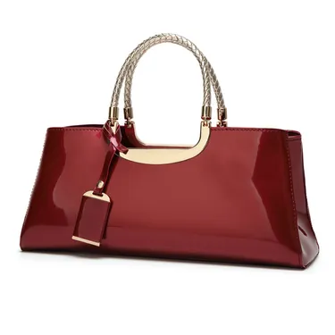 Elegant Retro Women’s Handbag | Structured PU Leather Shoulder Bag