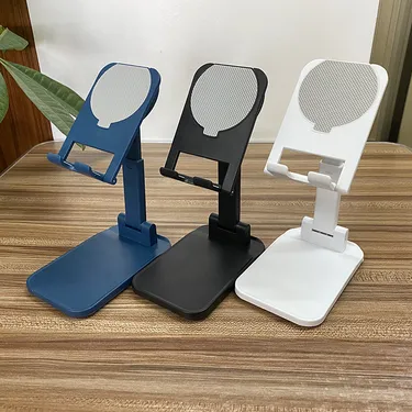 Adjustable Foldable Phone Stand Portable Desktop Holder for Smartphones and Tablets Sturdy Non Slip Travel Friendly
