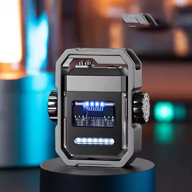 Gyro Lighter Pulsed Double Arc TYPE-C Fast Charging Lighter