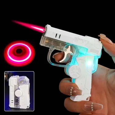 Folding Rotating Gyroscope Windproof Lighter