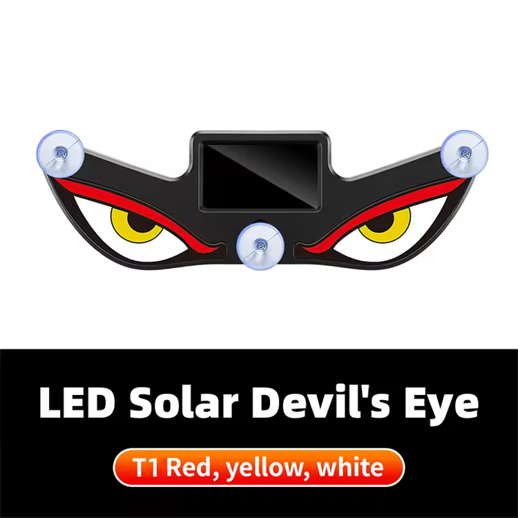 Car Solar-Powered Devil's Eye Light
