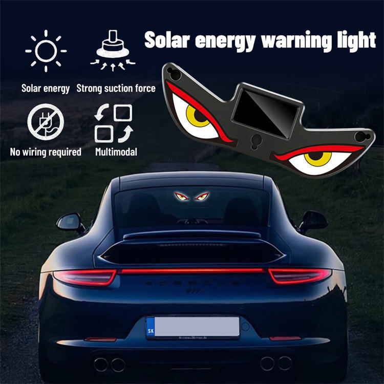 Car Solar-Powered Devil's Eye Light