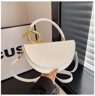 Geometric Pattern PU Tote Bag 